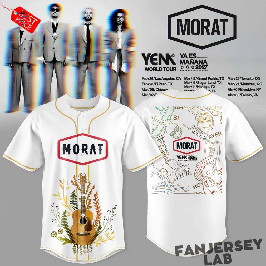 Morat YEM YA ES MAÑANA World Tour 2027 Special Baseball Jersey Morat YEM YA ES MAÑANA World Tour 2027 Special Baseball Jersey