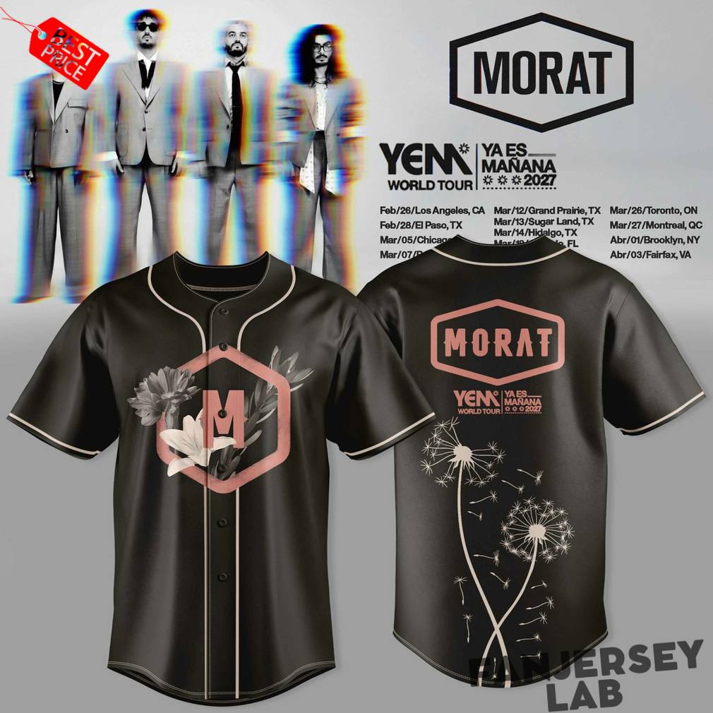 Morat YEM YA ES MAÑANA World Tour 2027 Special Baseball Jersey Morat YEM YA ES MAÑANA World Tour 2027 Special Baseball Jersey