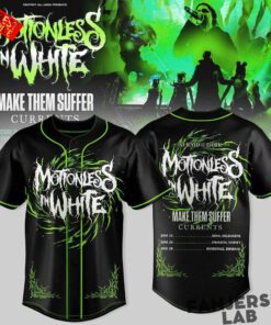 Motionless In White Afraid of the Dark Baseball Jersey