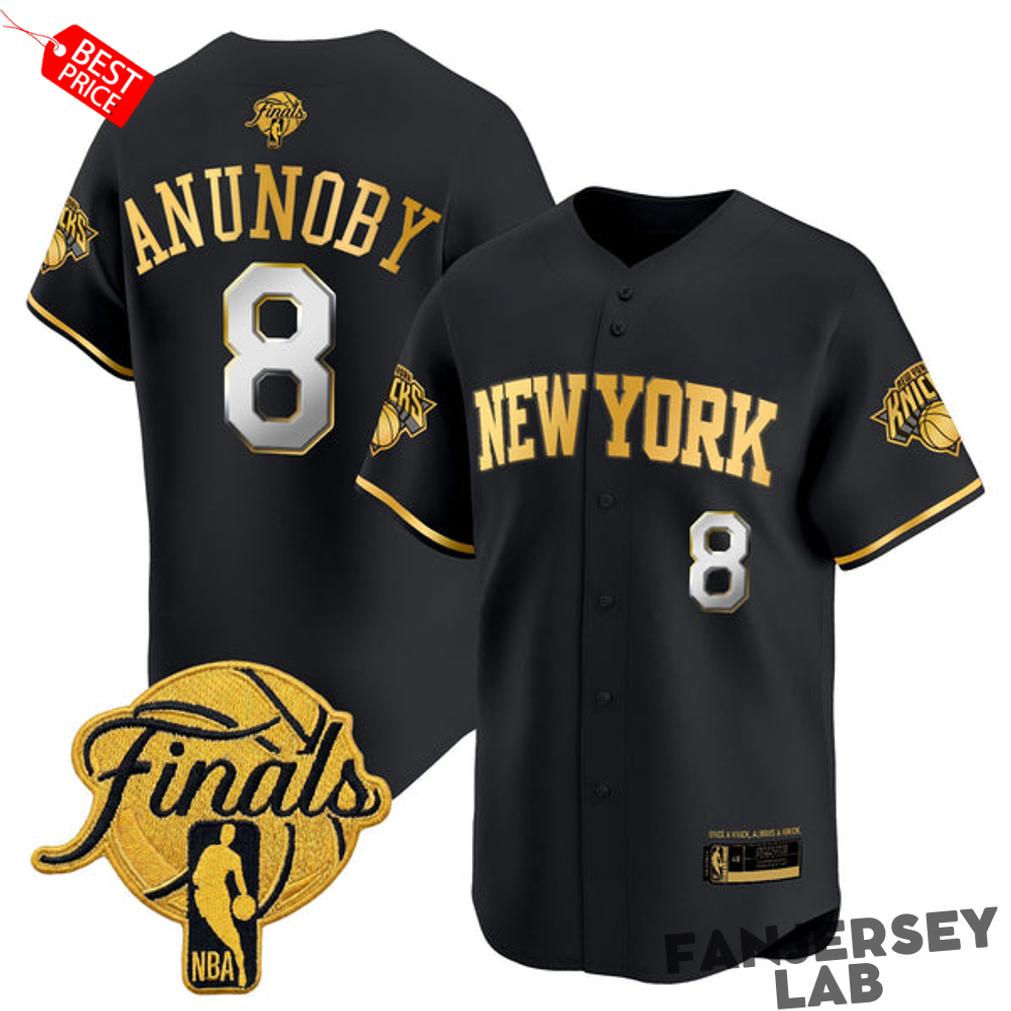 New York Knicks 2026 NBA Finals Baseball Jersey New York Knicks 2026 NBA Finals Baseball Jersey