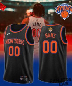 New York Knicks Jalen Brunson #11 Finals 2026 Custom Basketball Jersey
