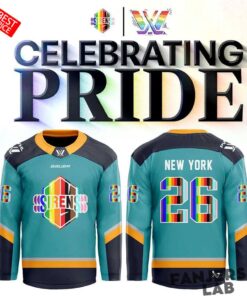 New York Sirens Pride Month 2026 Custom Hockey Jersey