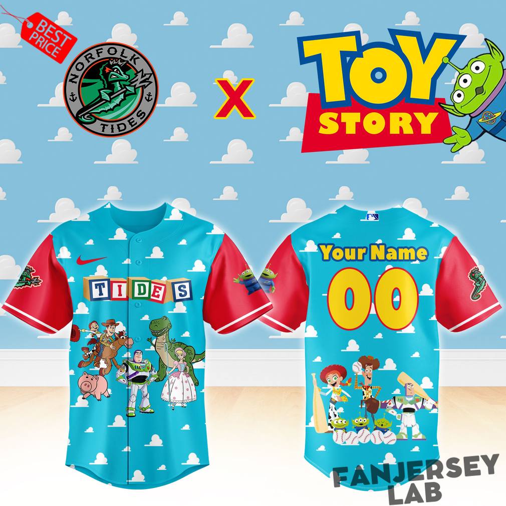 Norfolk Tides x Toy Story Custom Jersey Norfolk Tides x Toy Story Custom Jersey