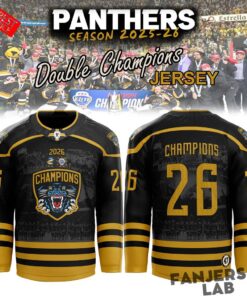 Nottingham Panthers 2026 Double Champions Hockey Jersey