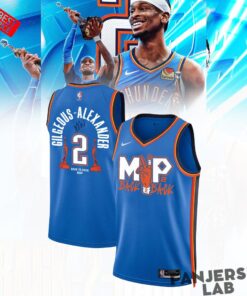OKC Shai Gilgeous Back to Back 2026 NBA MVP Basketball Jersey