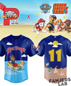 Portland Sea Dogs Dogs Paw Patrol Night Special Jersey