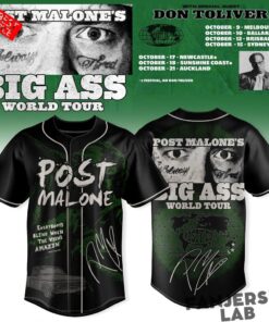 Post Malone Big Ass World Tour Vintage Jersey