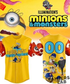 Rocket City Trash Pandas x Minions & Monster Custom Jersey