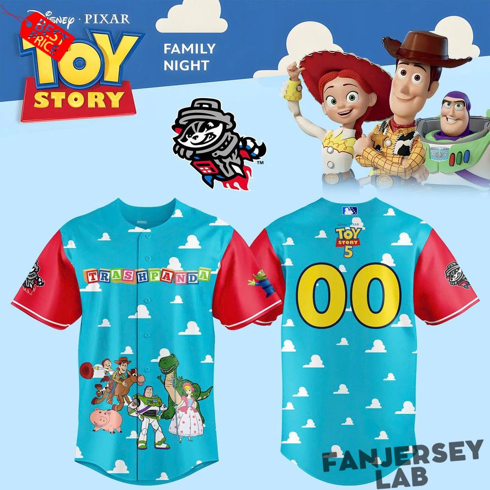 Rocket City Trash Pandas x Toy Story Night Custom Jersey Rocket City Trash Pandas x Toy Story Night Custom Jersey