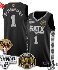 San Antonio Spurs 2026 NBA Western Conference Champions Basketball Jersey