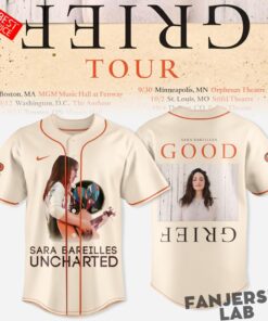 Sara Bareilles ‘Good Grief’ Tour 2026 Baseball Jersey Sara Bareilles ‘Good Grief’ Tour 2026 Baseball Jersey