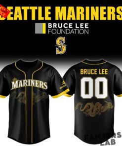 Seattle Mariners 2026 Bruce Lee Night Custom Jersey