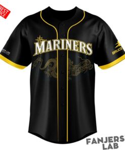 Seattle Mariners 2026 Bruce Lee Night Custom Jersey
