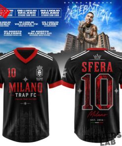 Sfera Ebbasta “$€LEBRAT10N” Summer Tour 2026 Football Jersey