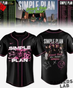 Simple Plan Bigger Than You Think Tour Baseball Jersey