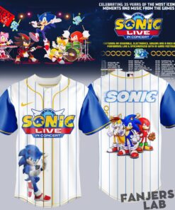 Sonic Live in Concert 2026 Baseball Jersey