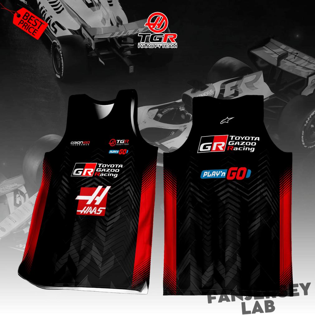 TGR Haas F1 Team Inspired Jersey Shirt TGR Haas F1 Team Inspired Jersey Shirt