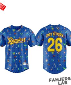 Texas Rangers x Toy Story Night 2026 Baseball Jersey