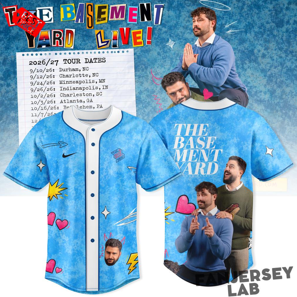 The Basement Yard Live 2026 Special Baseball Jersey The Basement Yard Live 2026 Special Baseball Jersey