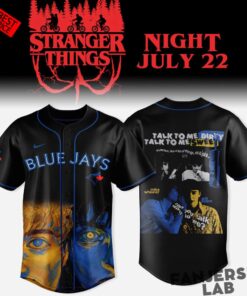 Toronto Blue Jays x Stranger Things Night Friends Dont Lie Baseball Jersey 3 s5DZo.jpg