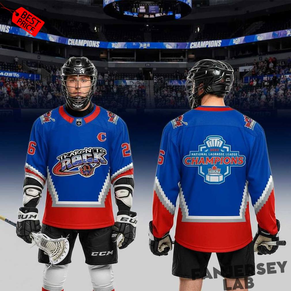 Toronto Rock NLL Champions 2026 Hockey Jersey Toronto Rock NLL Champions 2026 Hockey Jersey