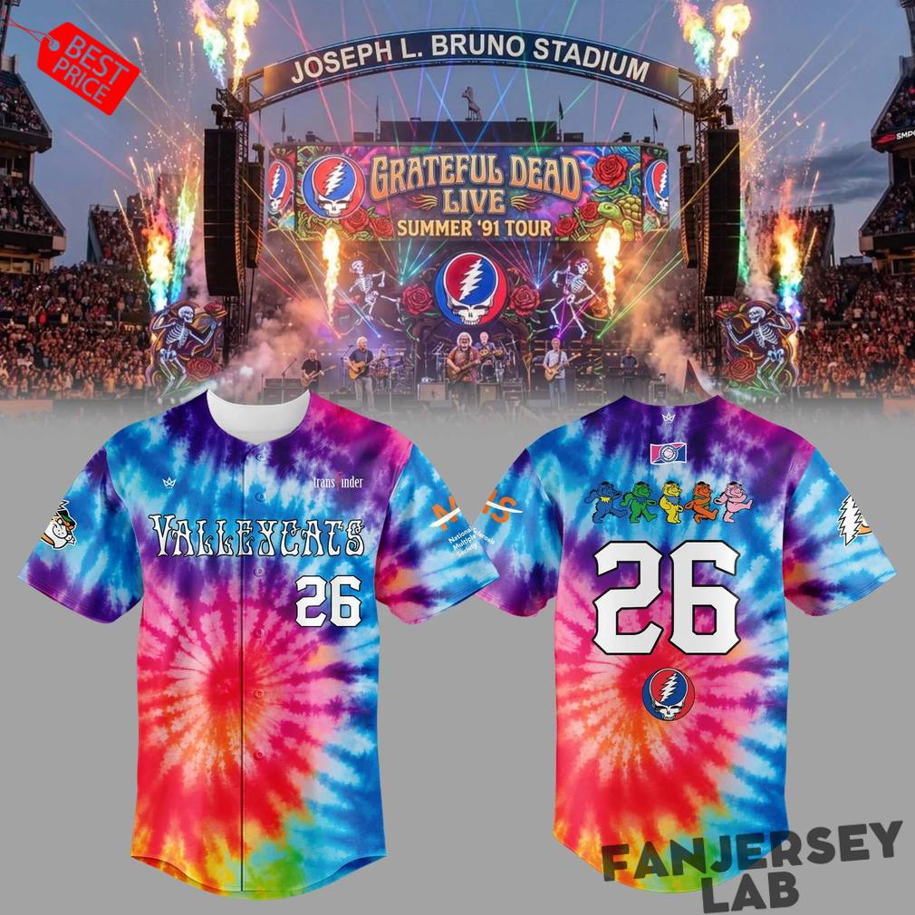 Tri City ValleyCats x Grateful Dead 2026 Jersey Tri City ValleyCats x Grateful Dead 2026 Jersey