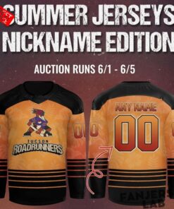 Tucson Roadrunners x Summer Nickname Night 2026 Custom Hockey Jersey