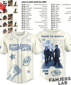 Wave to Earth The Pieces Tour 2026 Baseball Jersey