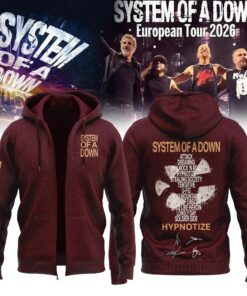 System of a Down “Europe / UK Stadium Tour 2026” signed Hoodie v4