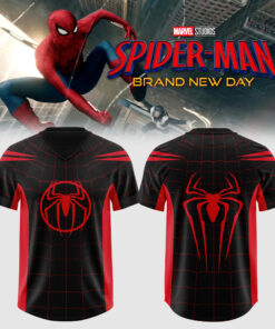 Spider-Man: Brand New Day Exclusive Football Jersey – Black & Red