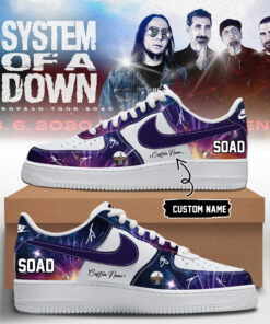 System of a Down “Europe / UK Stadium Tour 2026” signed AF1 Shoes v5