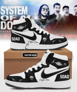 System of a Down “Europe / UK Stadium Tour 2026” signed AJ1 Shoes v6