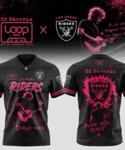 Las Vegas Raiders x Ed Sheeran LOOP Tour 2026 Football Jersey – Black