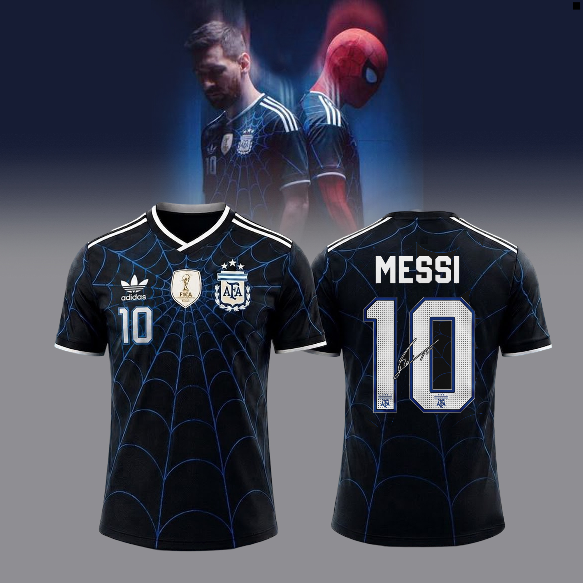 Limited Edition Messi x Spider-Man Jersey v1 Limited Edition Messi x Spider-Man Jersey v1