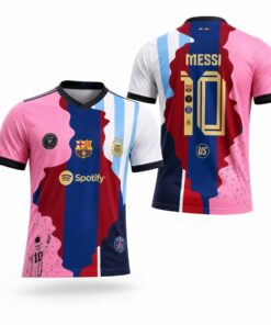 Multi Teams-Color Messi Soccer Jersey – Iconic #10 Player Name & Number Fan Kit