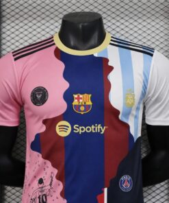 Multi Teams-Color Messi Soccer Jersey – Iconic #10 Player Name & Number Fan Kit