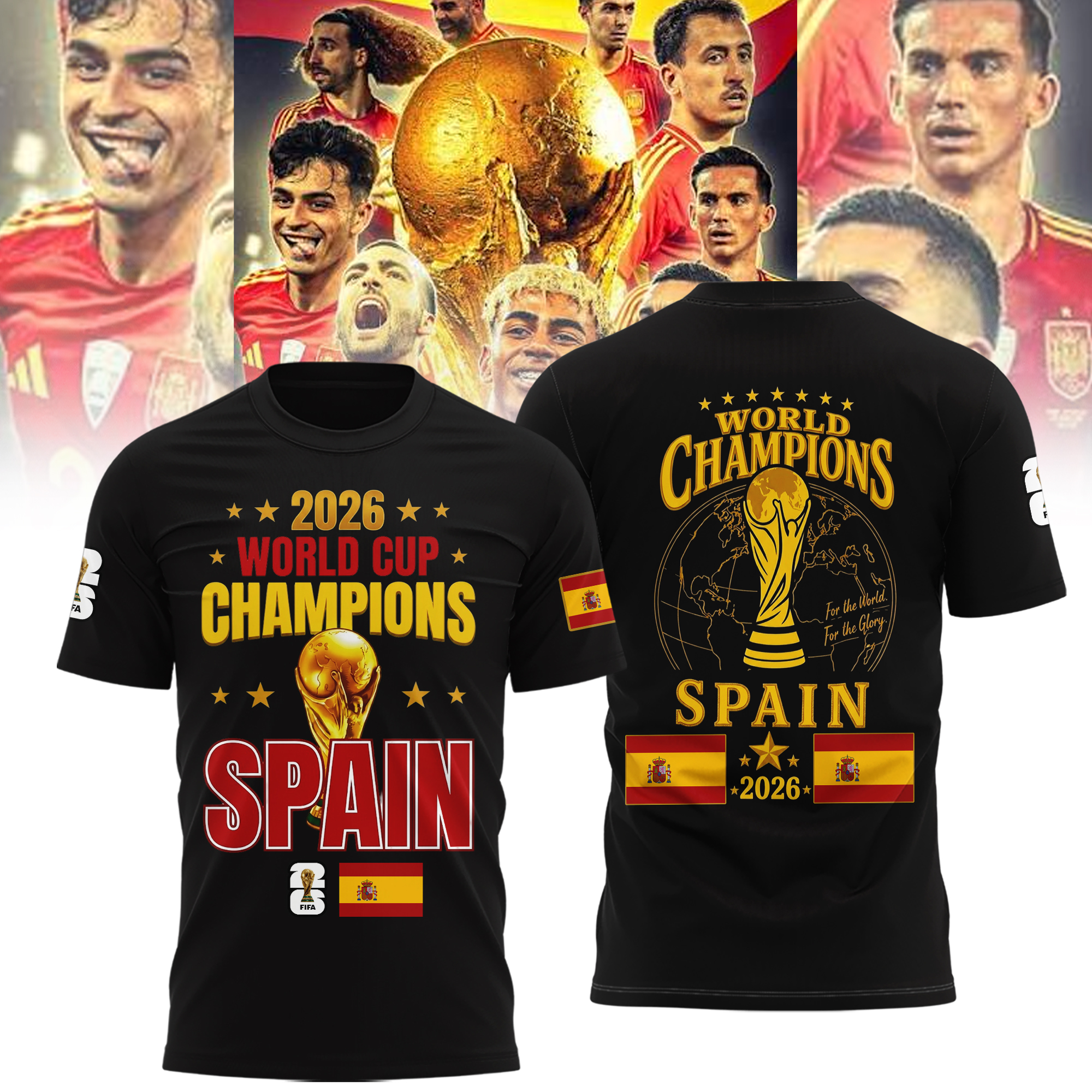 Spain World Cup Champions 2026 Limited Edition Shirt v10 Spain World Cup Champions 2026 Limited Edition Shirt v10