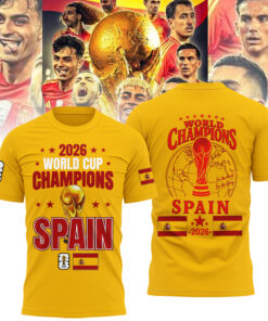 Spain World Cup Champions 2026 Limited Edition Shirt v10