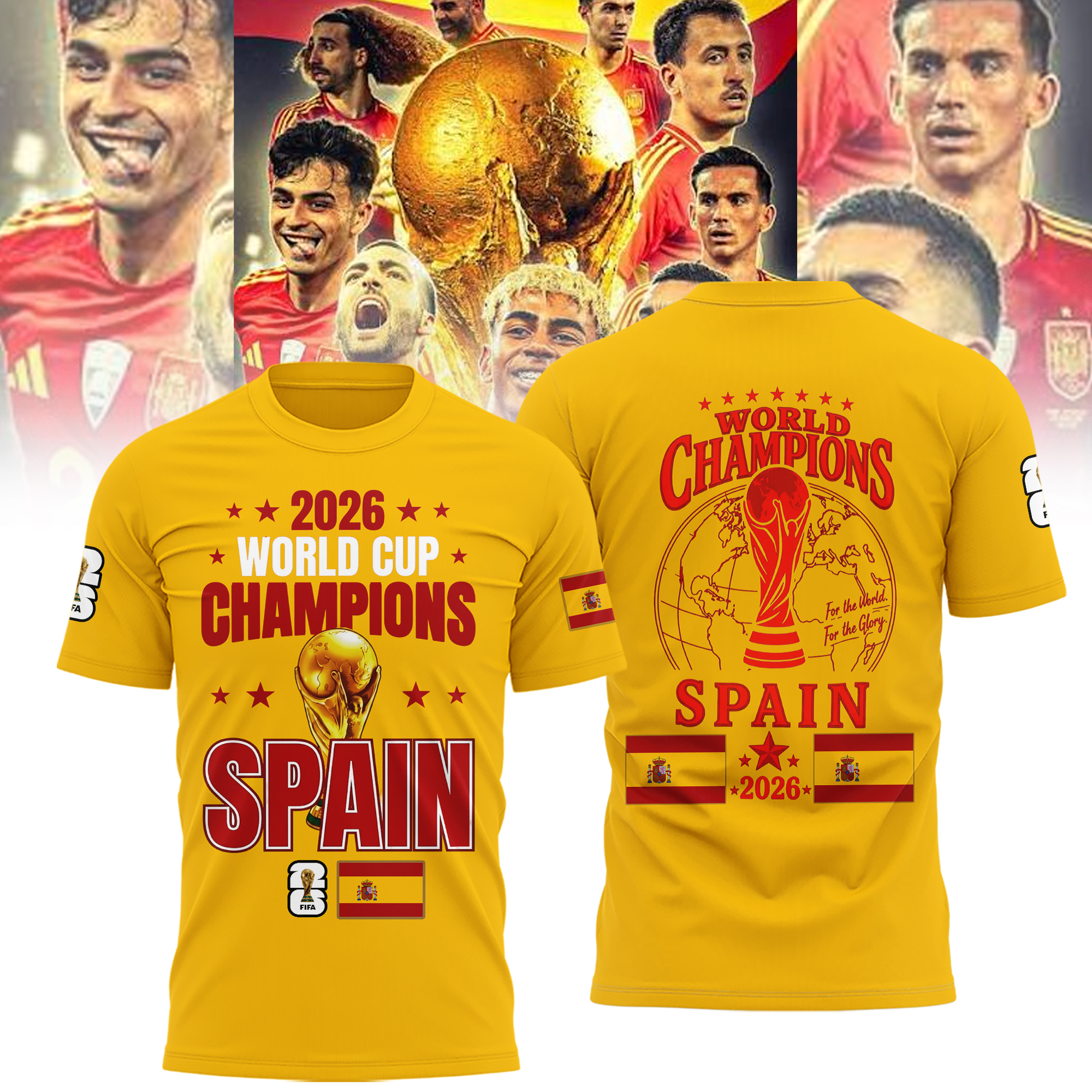Spain World Cup Champions 2026 Limited Edition Shirt v10 Spain World Cup Champions 2026 Limited Edition Shirt v10