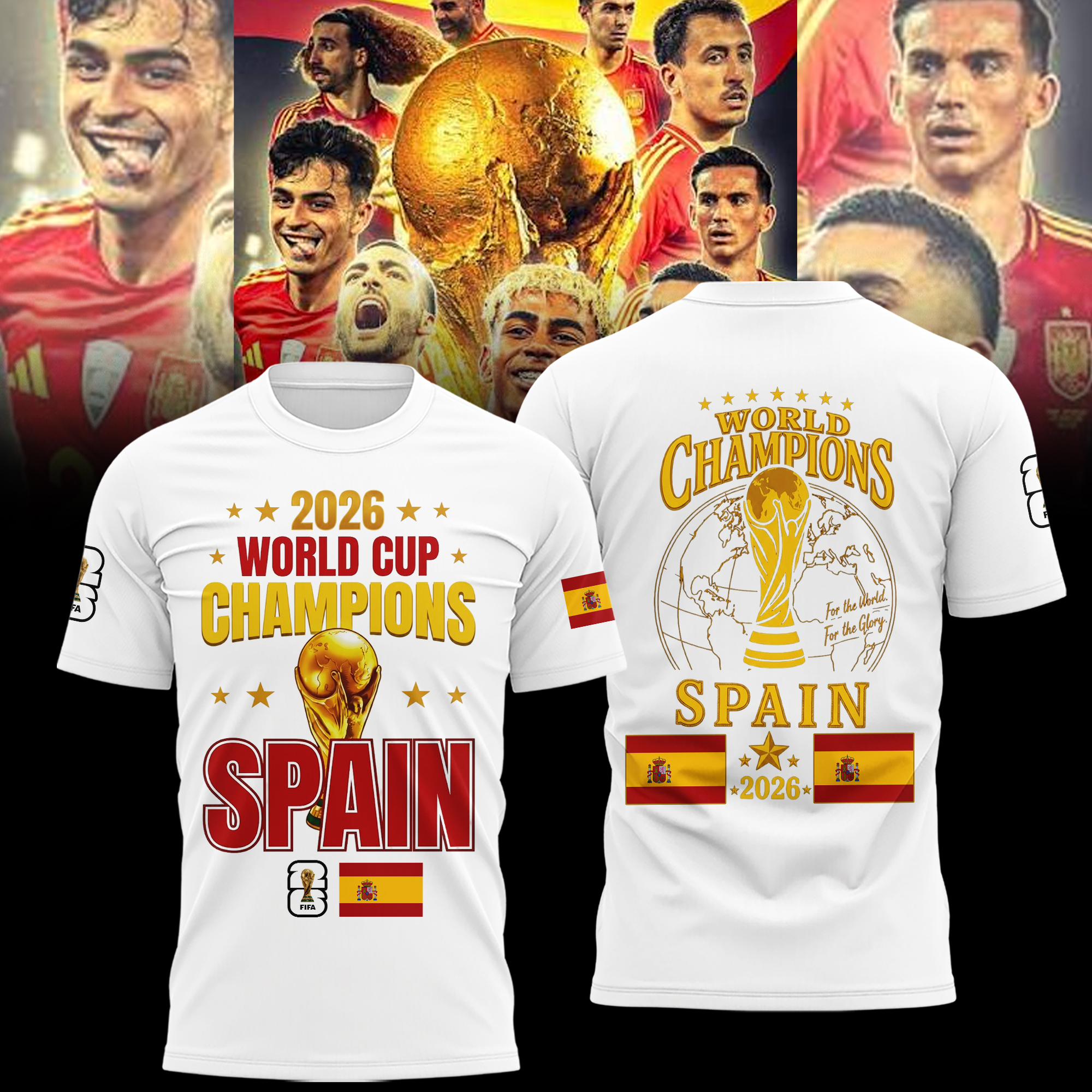 Spain World Cup Champions 2026 Limited Edition Shirt v10 Spain World Cup Champions 2026 Limited Edition Shirt v10