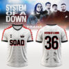 System of a Down “Europe / UK Stadium Tour 2026” signed Football Jersey v3