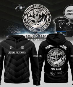 RAF Camora & Bonez MC “10 Jahre Palmen aus Plastik Tour” signed Custom Hoodie v1