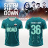System of a Down “Europe / UK Stadium Tour 2026” signed Football Jersey v2
