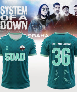 System of a Down “Europe / UK Stadium Tour 2026” signed Football Jersey v3