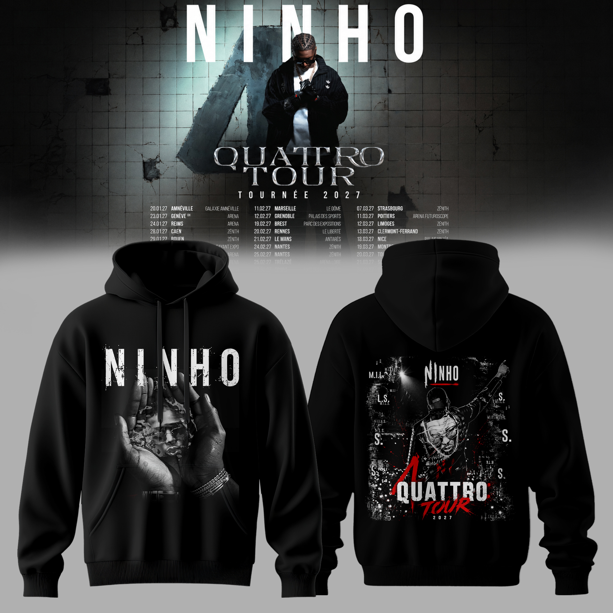 NINHO QUATTRO TOUR 2027 – Hoodie v3 NINHO QUATTRO TOUR 2027 – Hoodie v3