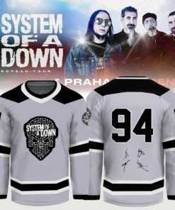 System of a Down “Europe / UK Stadium Tour 2026” signed Hockey Jersey v7