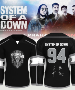 System of a Down “Europe / UK Stadium Tour 2026” signed Hockey Jersey v6