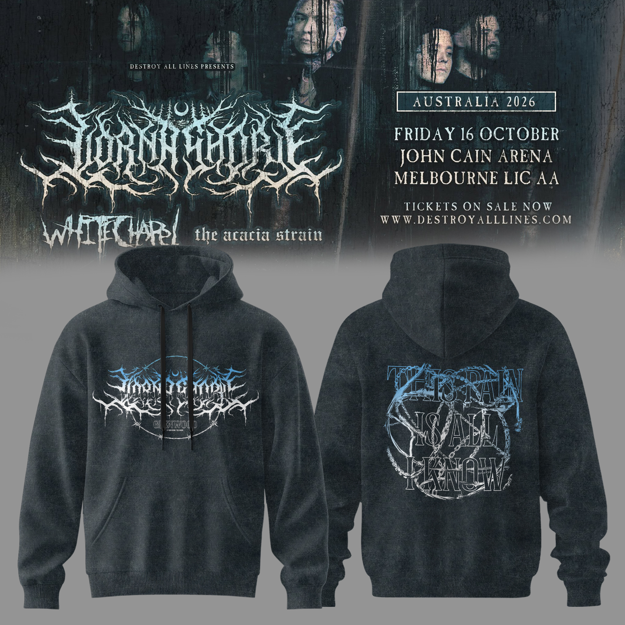 LORNA SHORE – AUSTRALIA & NEW ZEALAND TOUR 2026 Limited Hoodie v5 LORNA SHORE – AUSTRALIA & NEW ZEALAND TOUR 2026 Limited Hoodie v5