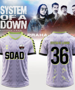 System of a Down “Europe / UK Stadium Tour 2026” signed Football Jersey v1