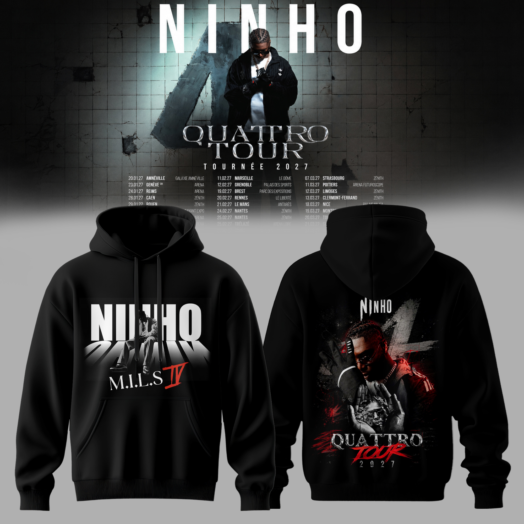 NINHO QUATTRO TOUR 2027 – Hoodie v5 NINHO QUATTRO TOUR 2027 – Hoodie v5